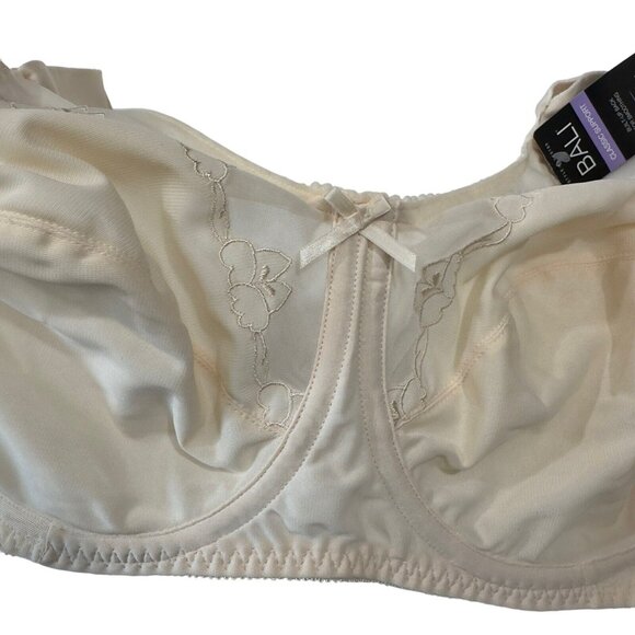 Bali Classic Support Underwire Bra Style 0180 Size 36DDD Ivory No Padding NEW - Picture 12 of 12